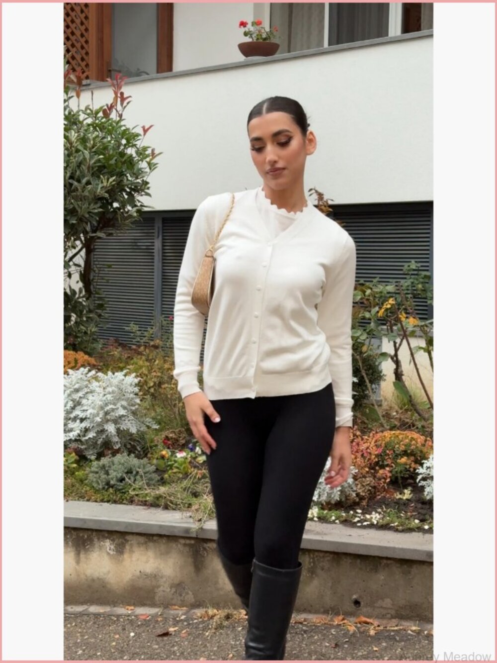 Women Lightweight V-Neck Button Down Cardigan Sweater - Picture 7 of 7